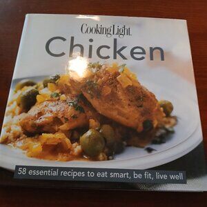 Cooking Light Chicken Cookbook Hardcover  GUC